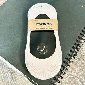 STEVE MADDEN 🧦 Microfiber Foot Liners - No Show Socks - Five Pairs